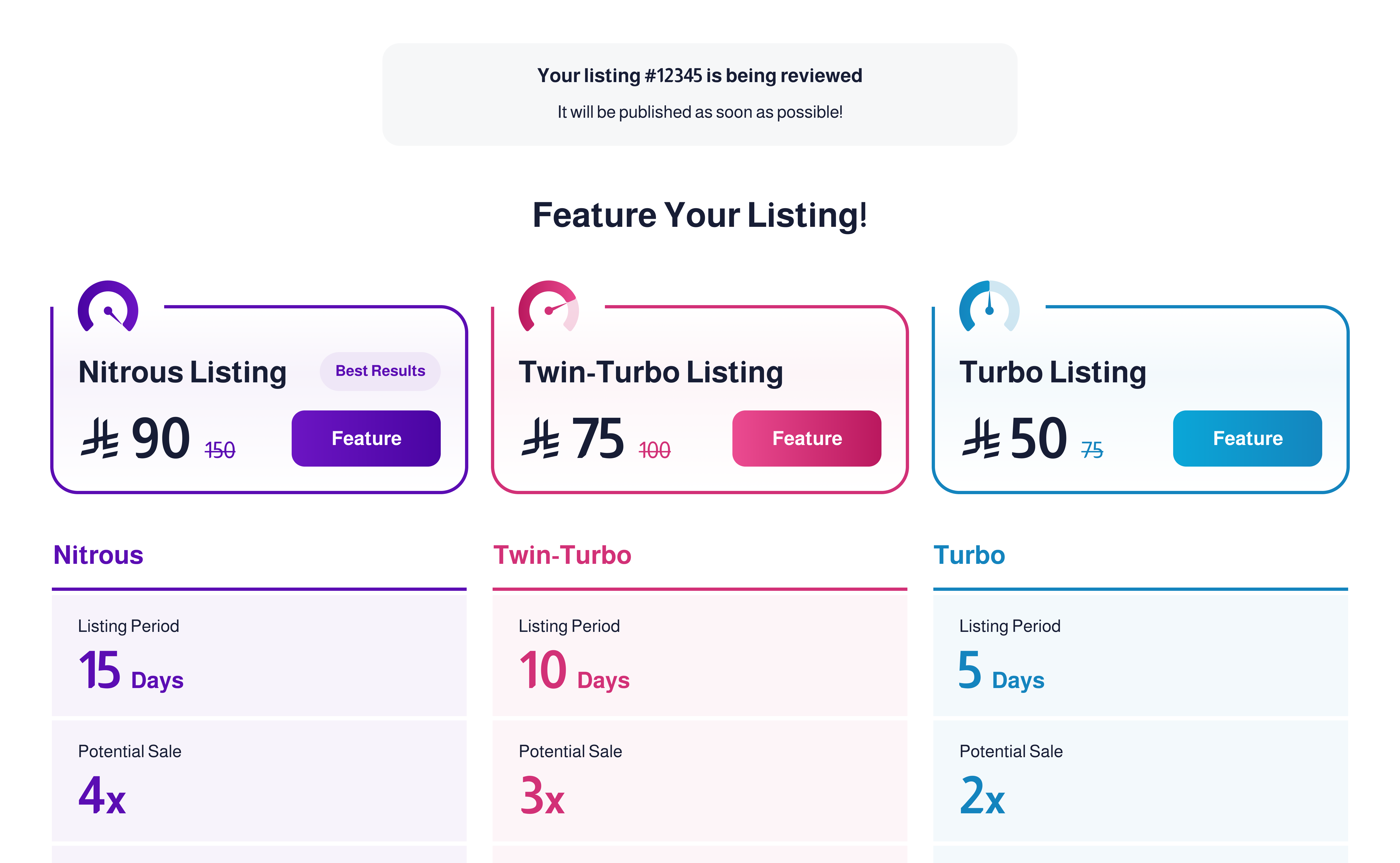 Feature your Listing