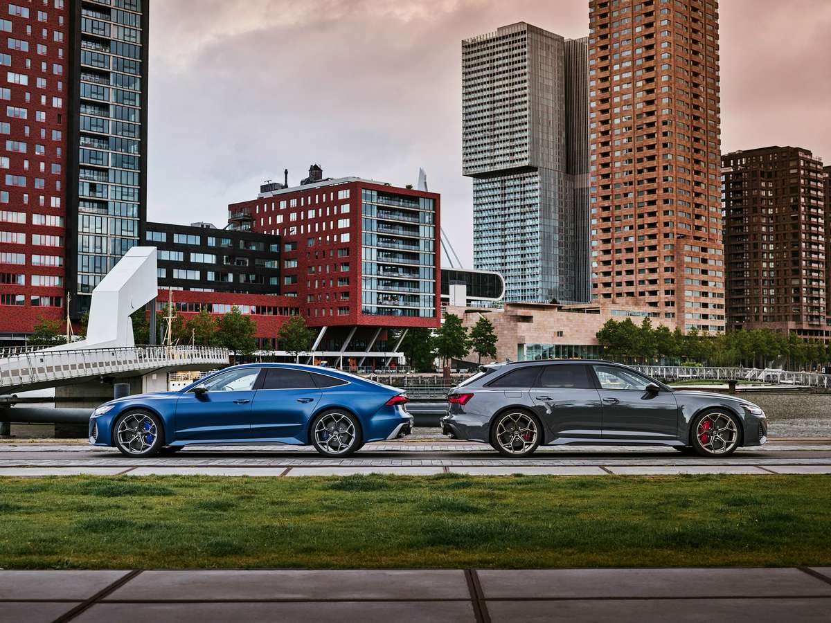 شكل  أودي RS6 Avant وأودي RS7 Sportback 