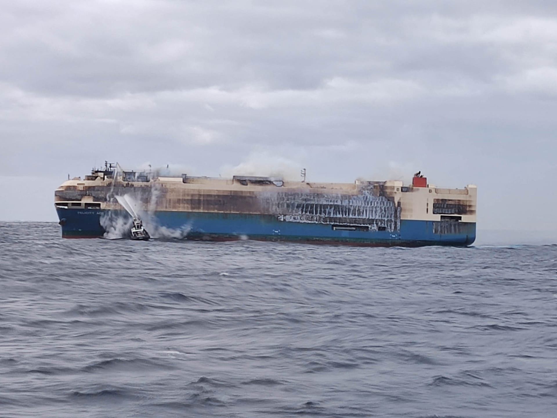Massive Cargo Ship Carrying Cars Sinks in Mid-Atlantic