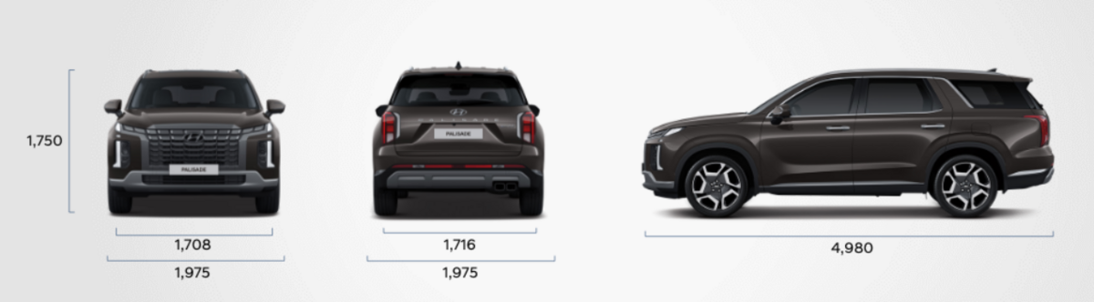 Hyundai-Palisade-2023-dimensions
