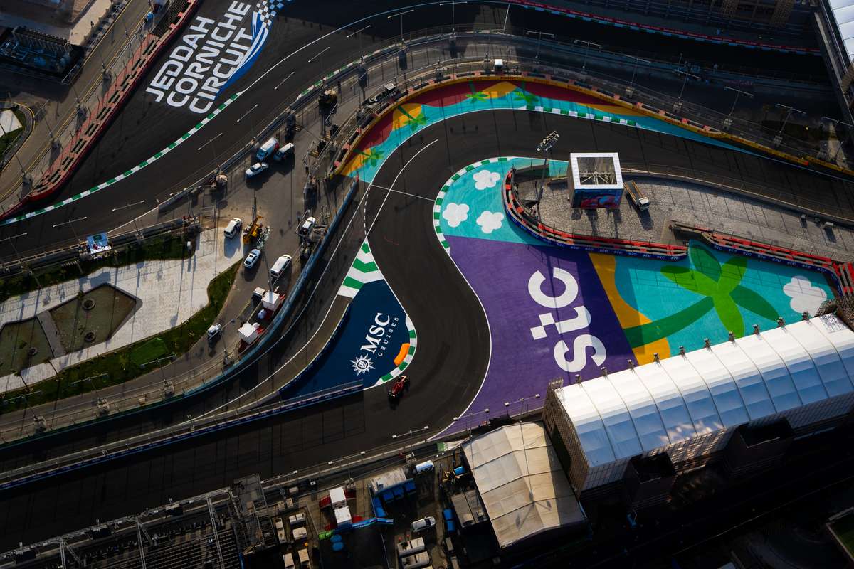 fastest street circuit, the Jeddah Corniche Circuit.