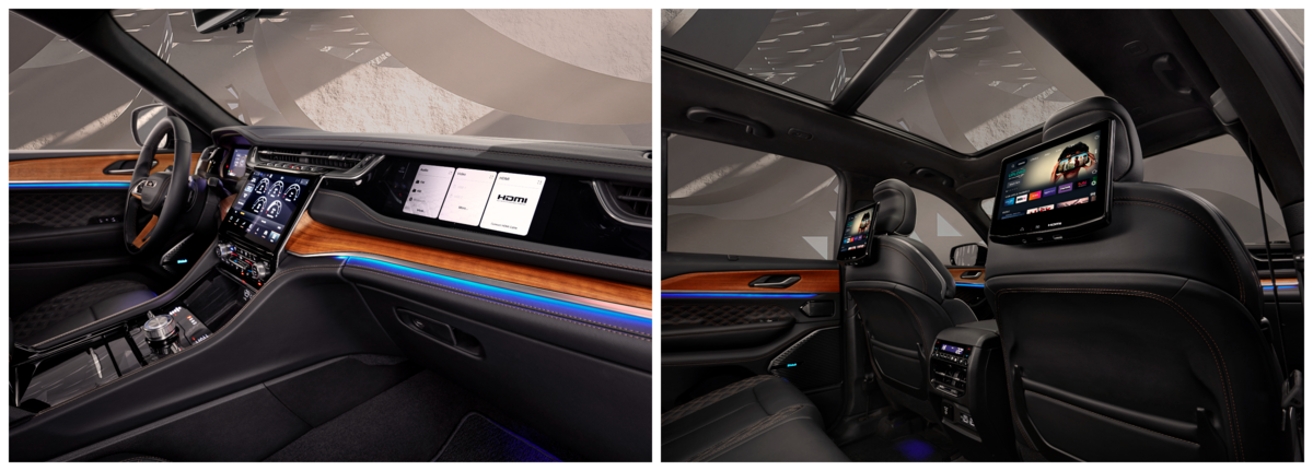 jeep grand cherokee interior features