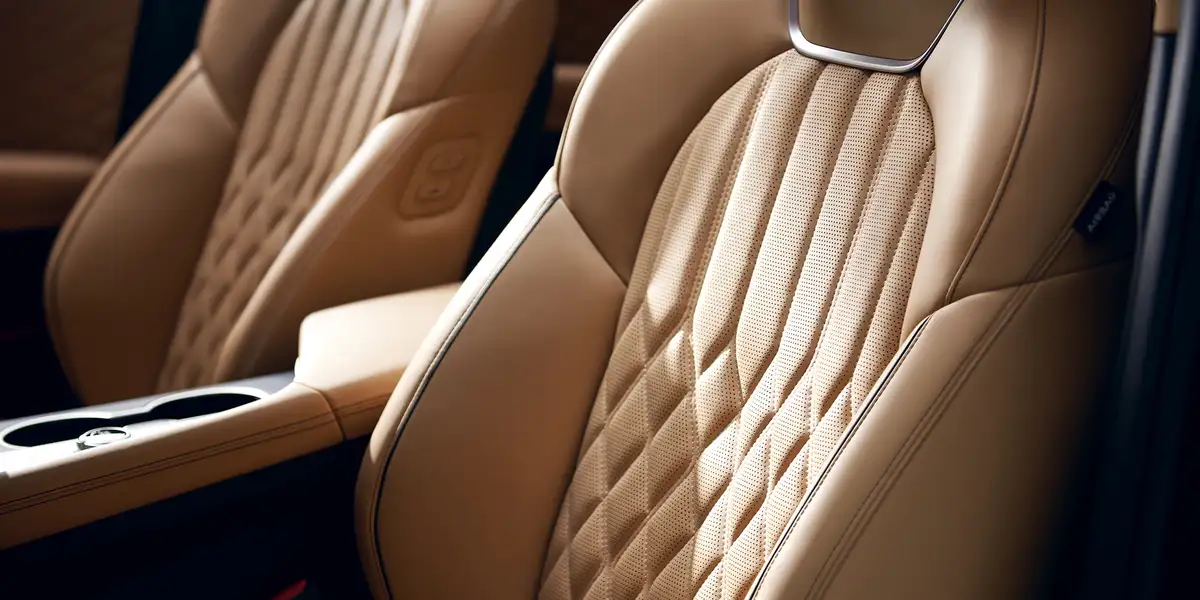  2022 Genesis G70 leather seats