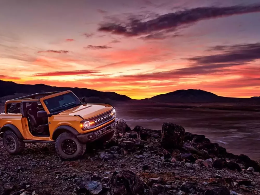 yellow bronco 2022