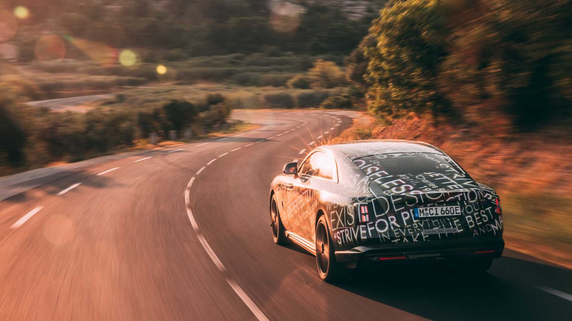 Rolls-Royce Specter rear-end